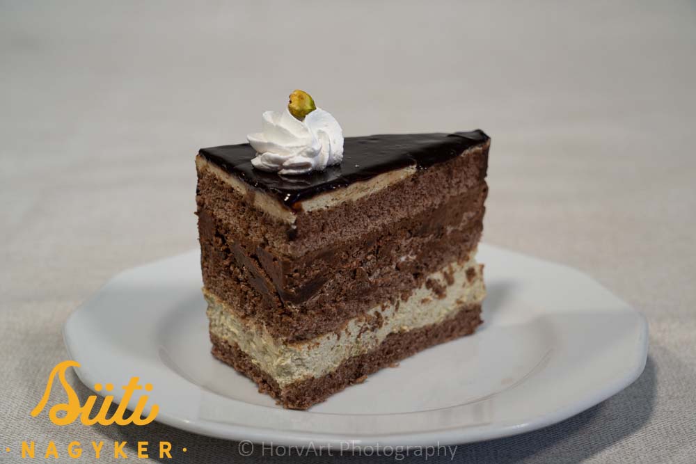 Csokis-pisztáciás szelet