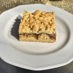 Karamellás morzsasüti